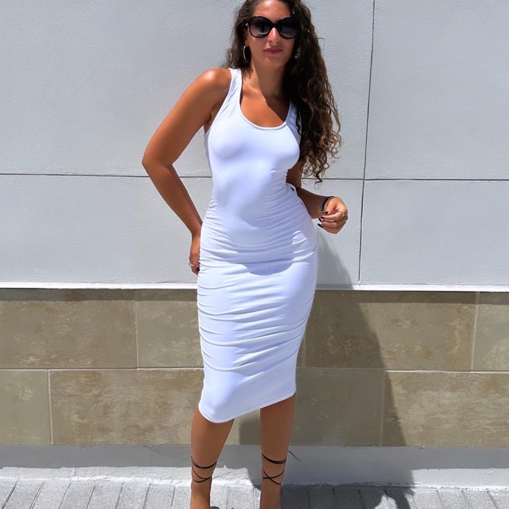 Brand New! Gorgeous White Midi Dress ✨ - Picture 6 of 6